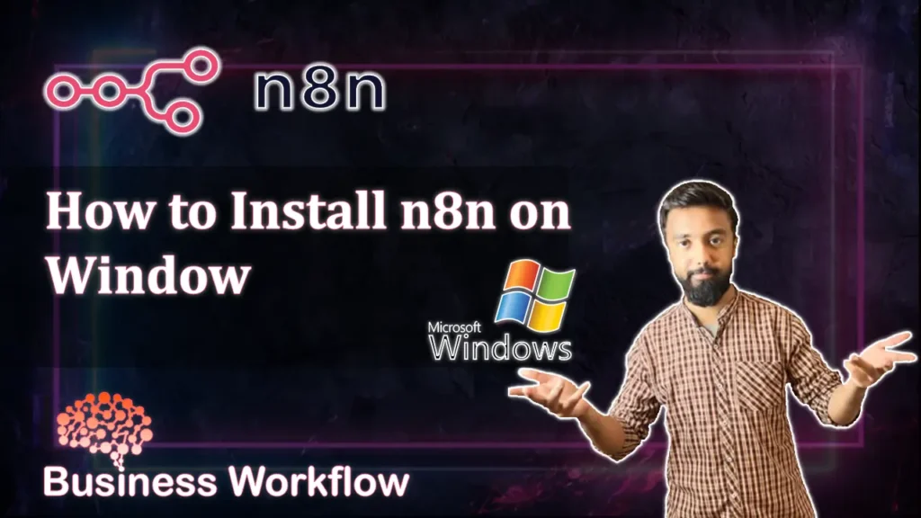 how to install n8n on window